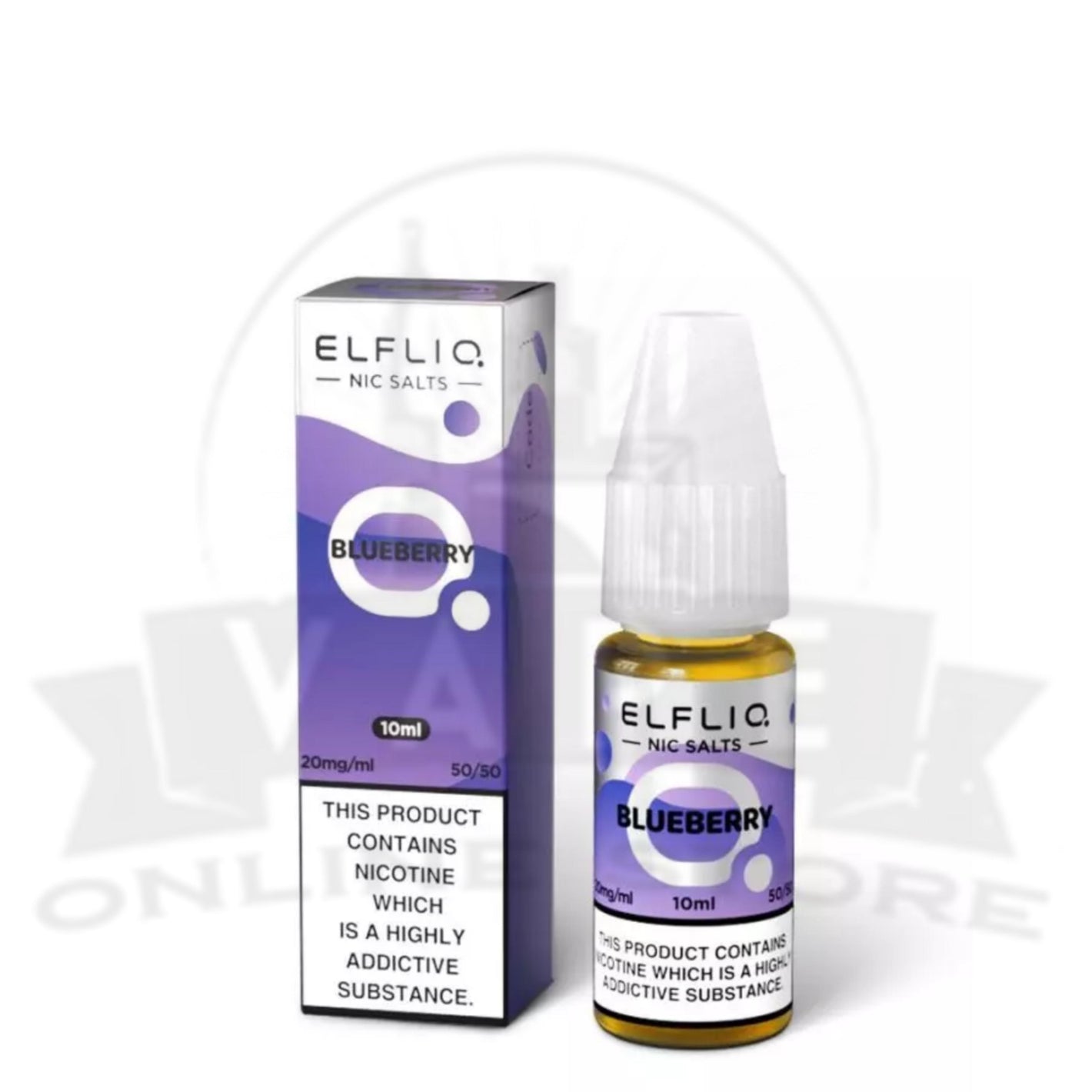 Blueberry Elf Bar Elfliq 10ml Nic Salt | 5 for £10