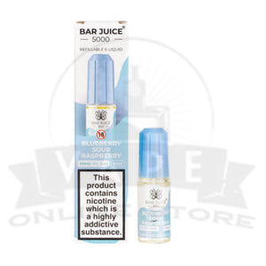 Blueberry Sour Raspberry Bar Juice 5000 Nic Salt E-Liquid | 5 for £10