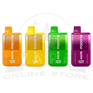 Box Of 10 Bloody Bar Ultra Twist 20000 Puffs | Wholesale Price