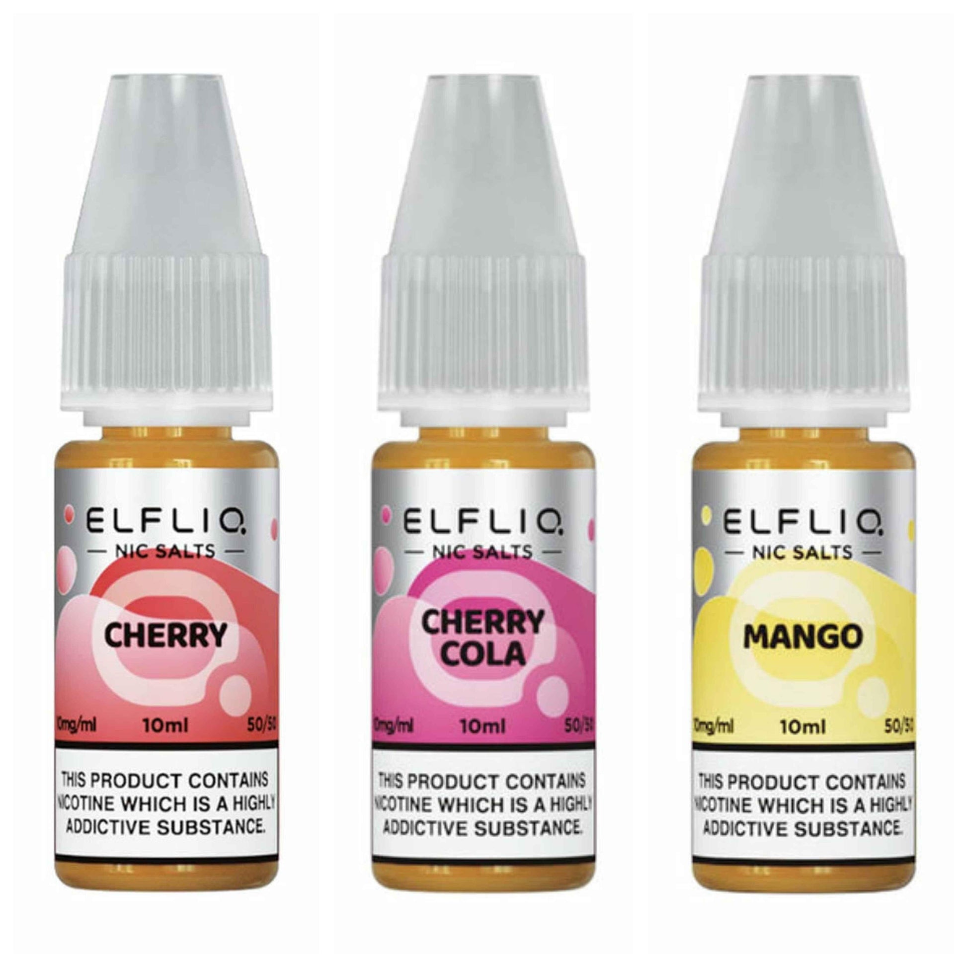 Box Of 5 Elfliq 10ml Nic Salts E-Liquid