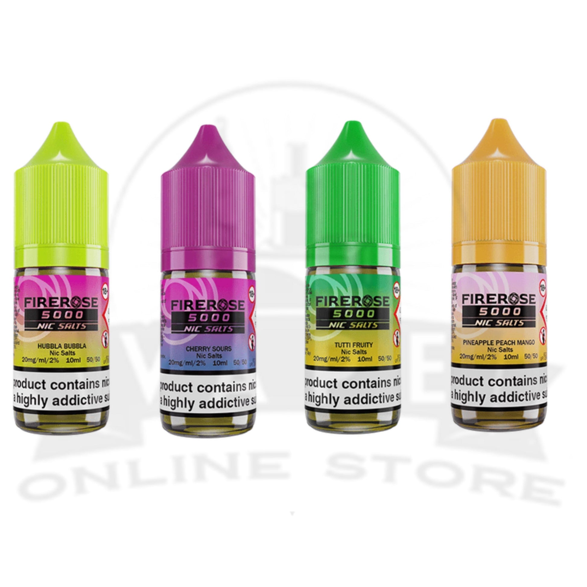 Box Of 10 Elux Firerose 5000 Nic Salt 10ml E-Liquids | Wholesale 10 Pack