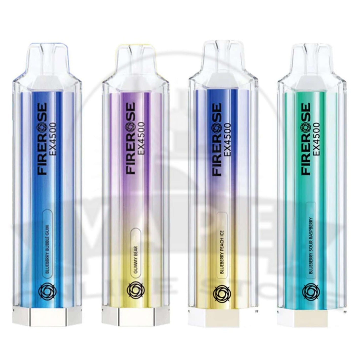 Box Of 10 Elux FireRose Ex4500 Zero Nicotine Disposable Vape