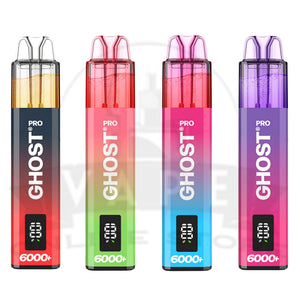 Box Of 10 Vapes Bar Ghost Pro 6000+ Puffs Vape Kit | Wholesale Bulk Buy