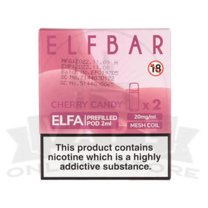 Cherry Candy Elfa Pre-filled Pods By Elf Bar