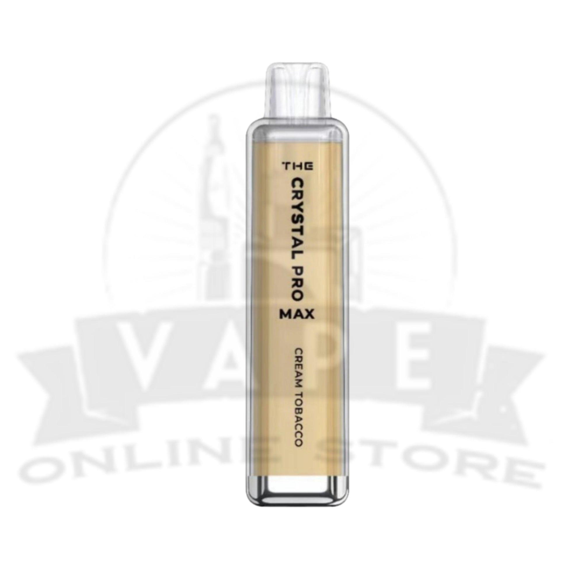 Cream Tobacco Crystal Pro Max 4000 Puffs | Nicotine Free Vape