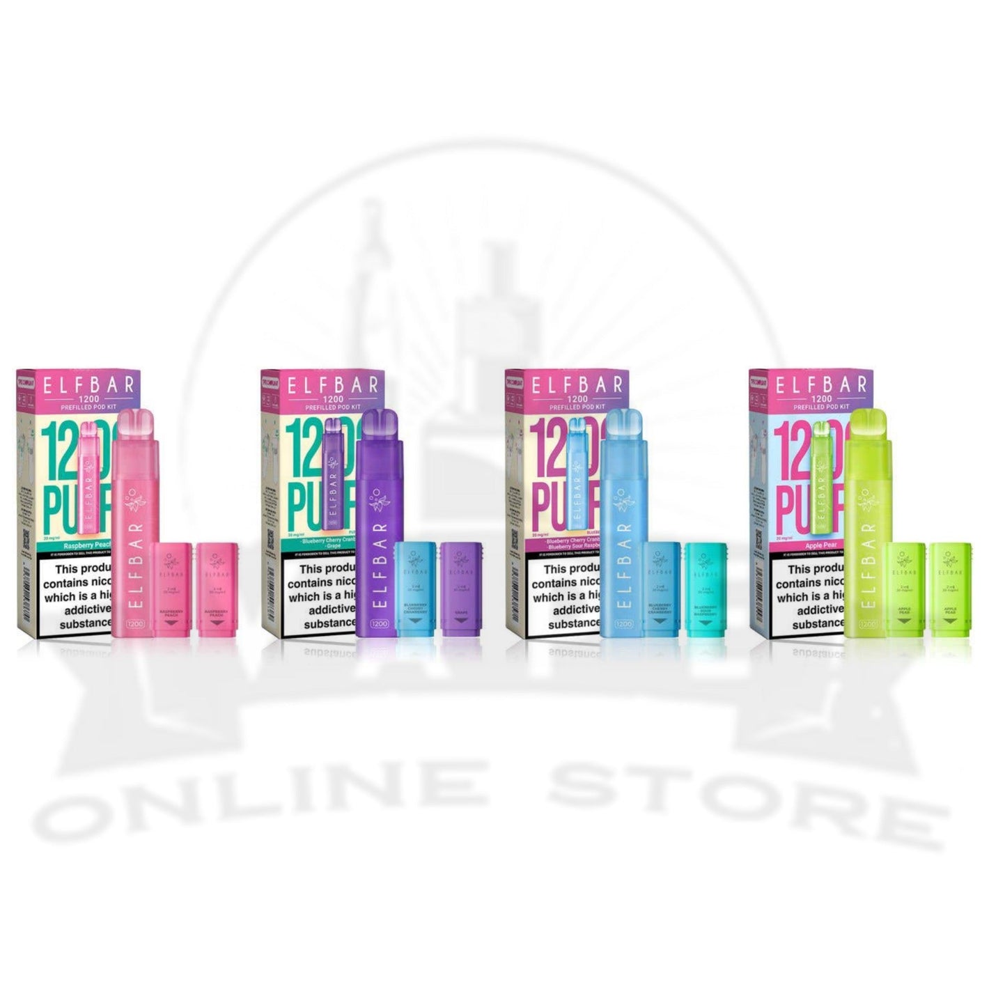 Elf Bar 1200 Puffs Pod Disposable Vape Kit