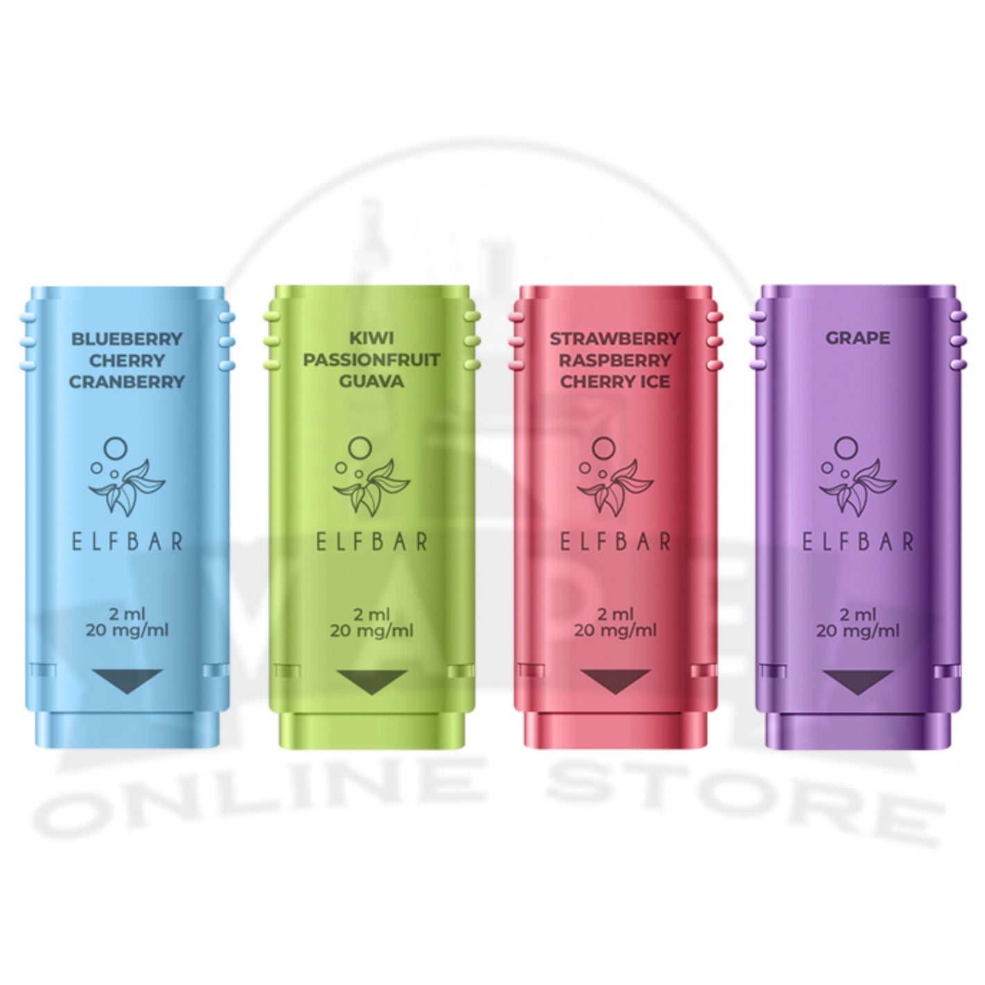 ELF Bar 1200 Puffs Prefilled Replacement Pods 20mg