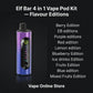 elfbar bar 4 in 1 vape pod kit Flavours edition