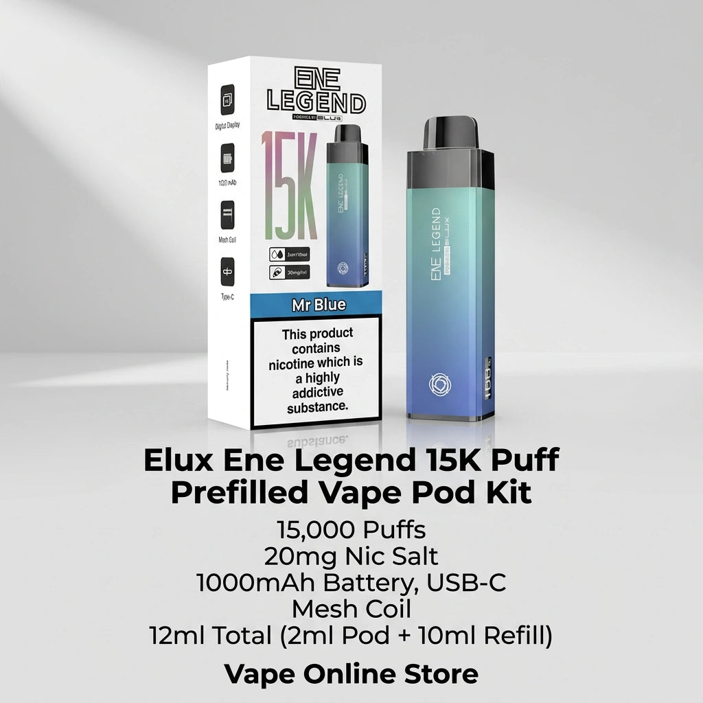 Elux Ene Legend 15K Puff Prefilled Vape Pod Kit