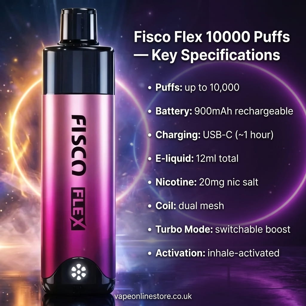 Fisco Flex 10000 Puffs