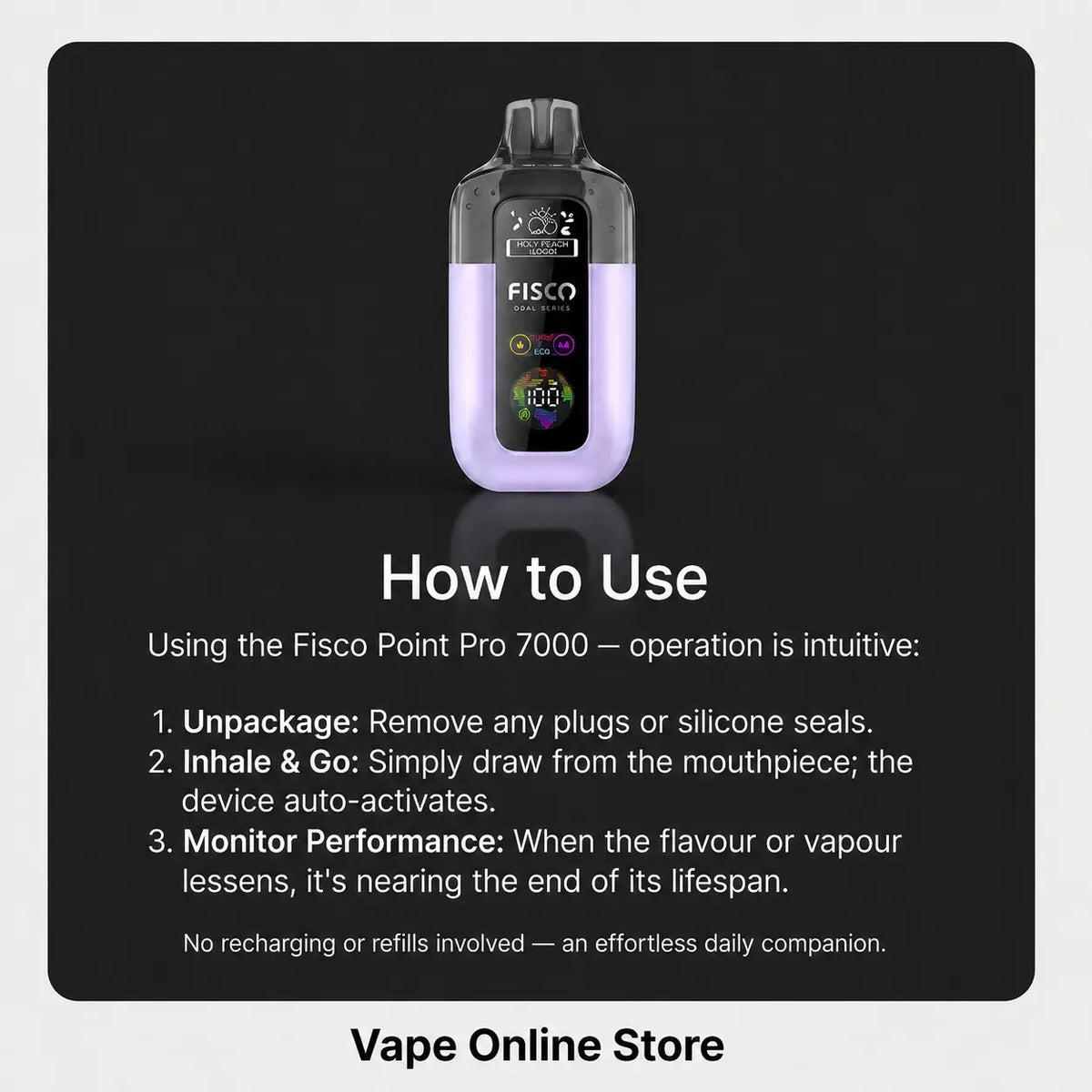Fisco Point Pro 7000 Puffs Disposable Pod Kit