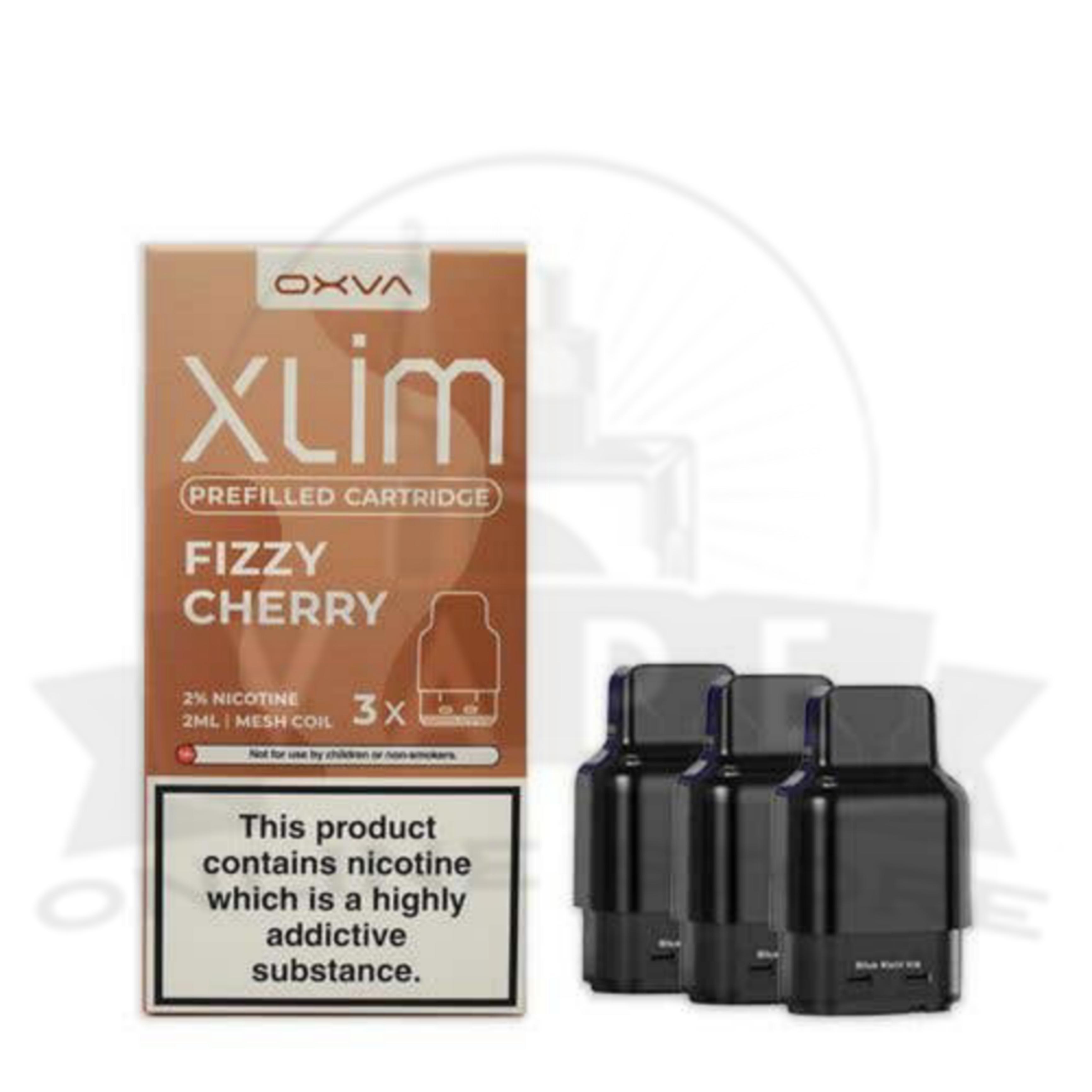 Fizzy Cherry Oxva Xlim Prefilled Cartridge | Pack of 3 Fizzy Cherry Oxva Xlim Prefilled Cartridge | Pack of 3