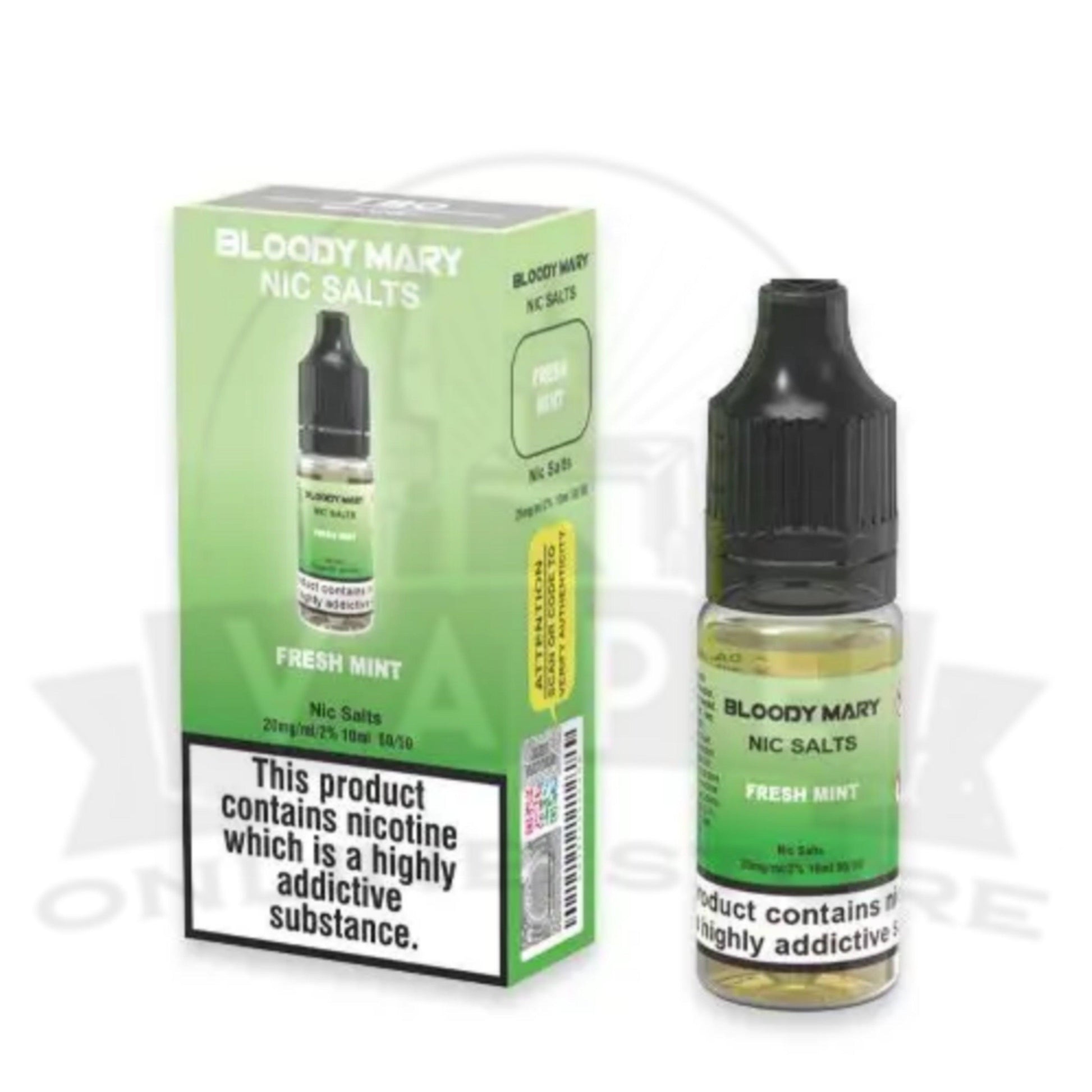 Fresh Mint Bloody Mary Nic Salts 10ml | Great Sales