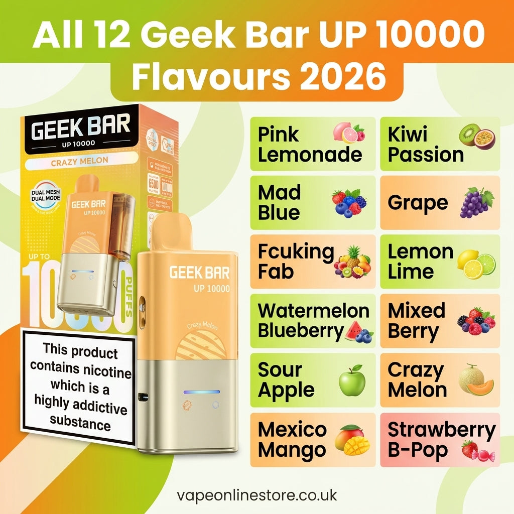 Geek Bar UP 10000 Pod Kit | 3 for £18 UK