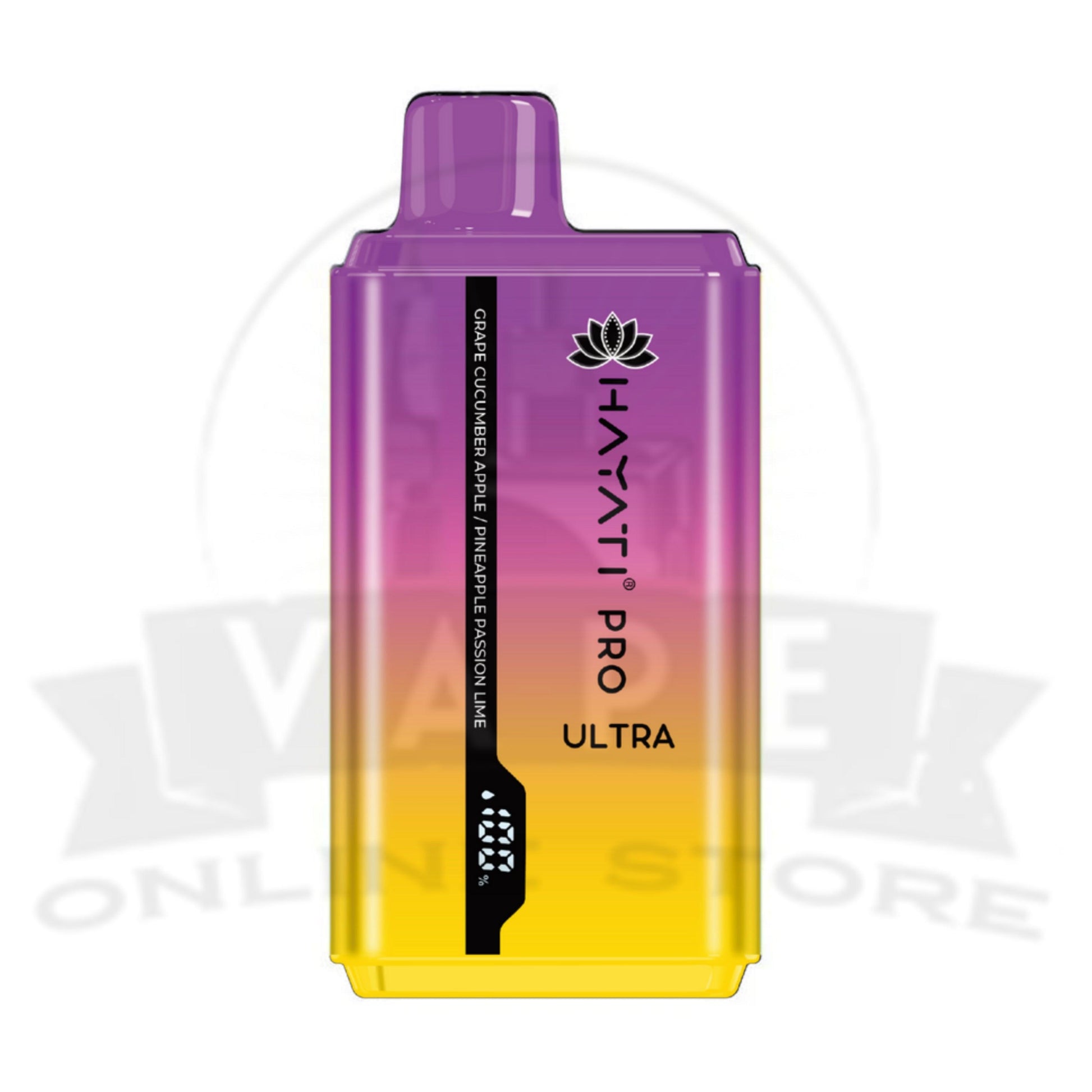 Grape Cucumber Apple / Pineapple Passion Lime Hayati Pro Ultra 15000 Puffs Disposable Vape