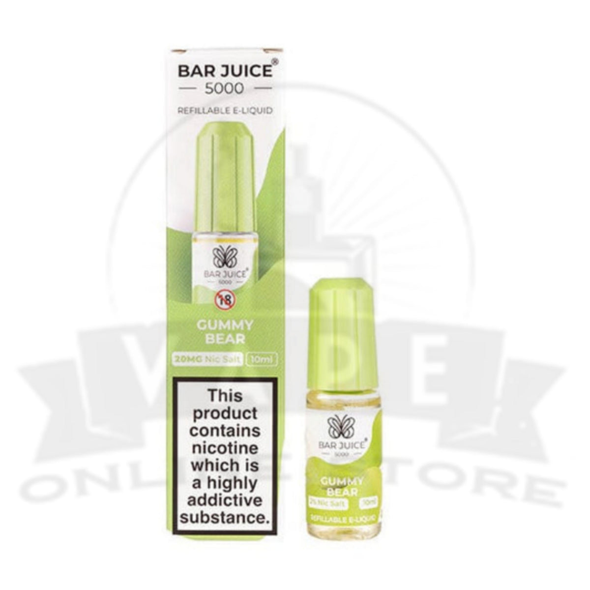 Gummy Bear Bar Juice 5000 Nic Salt E-Liquid | 5 for £10