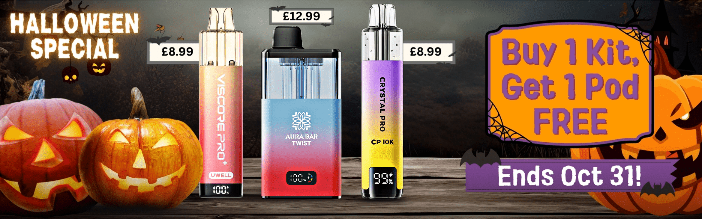 halloween vape offers