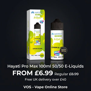 Hayati Pro Max 100ml 50/50 E-Liquids