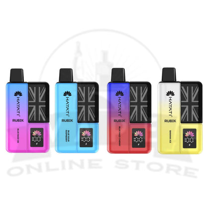 Box Of 10 Hayati Rubik 7000 Puffs Pod Kit | Hayati Wholesale UK - front view
