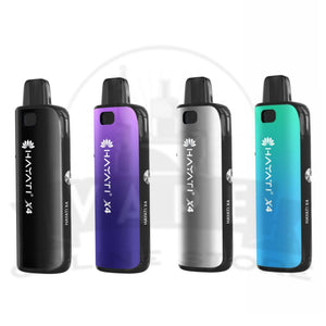 Hayati X4 Refillable Pod Vape Kit | TWO Hayati Free 10ml E-Liquids