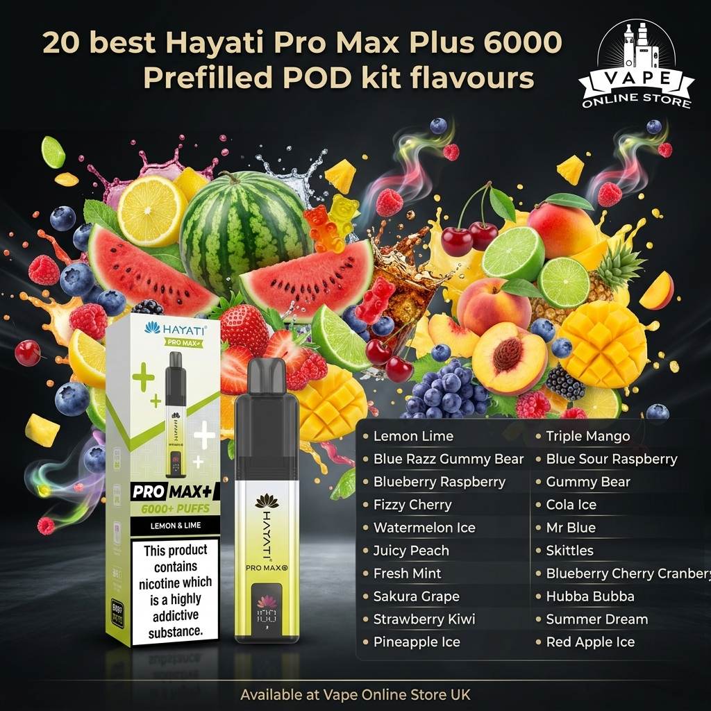 Hayati Pro Max Plus 6000 Pod Kit + 2 Refill Pods | Bundle Vape Deal