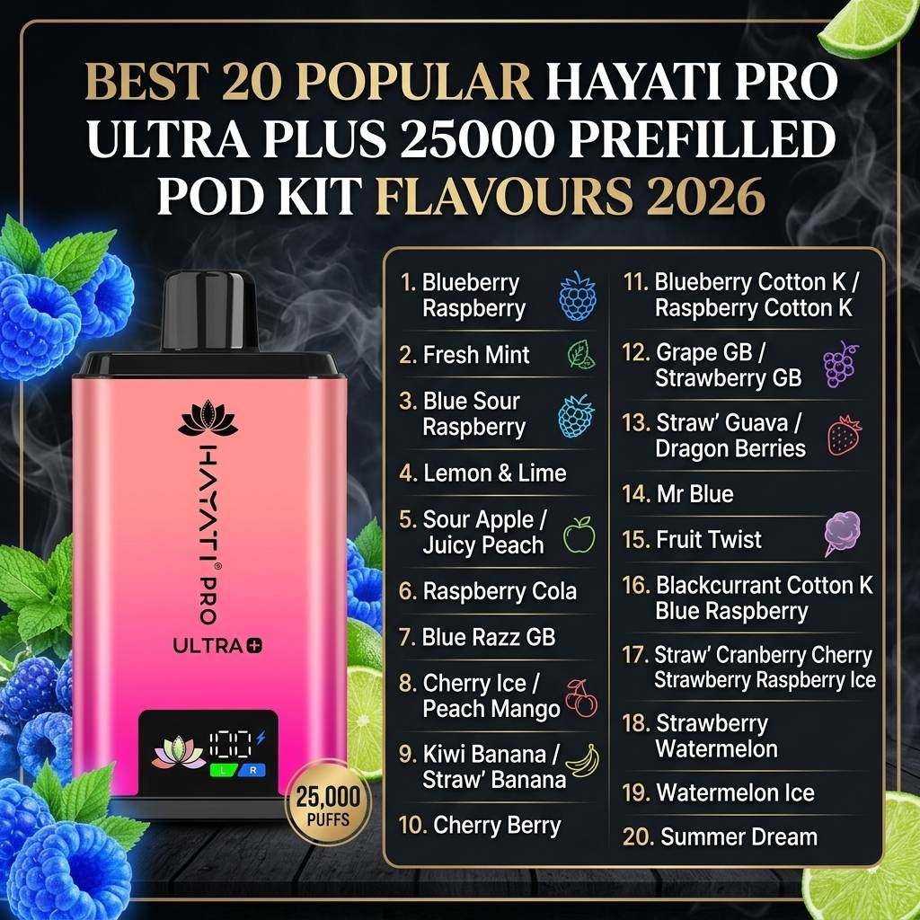Hayati Pro Ultra Plus 25000 Prefilled Pod Kit