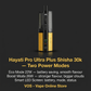 hayati pro ultra plus shisha 30k-power-modes