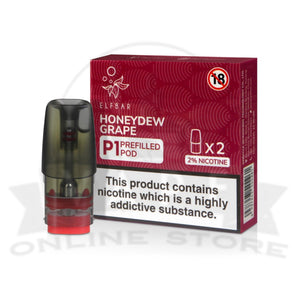 Honeydew Grape Elf Bar Mate P1 Prefilled Pod | Retails & Wholesale