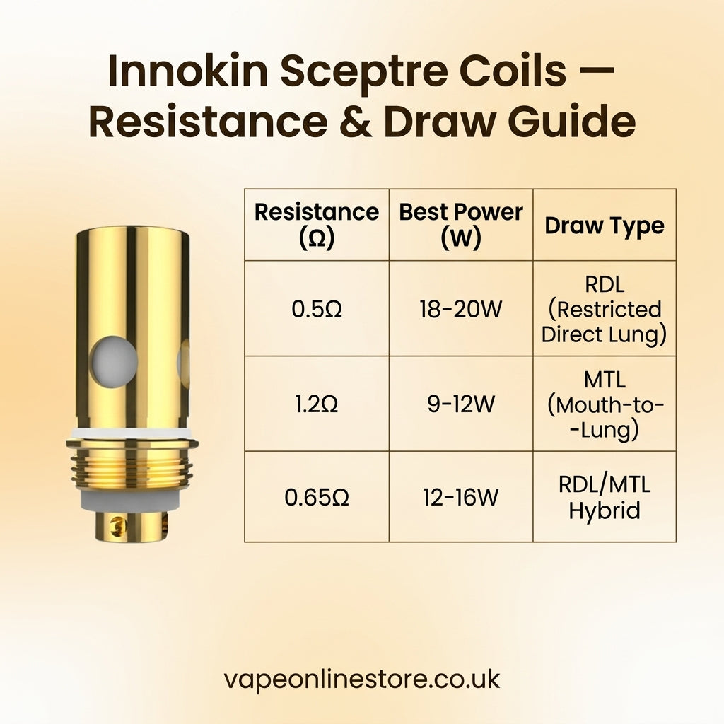 Innokin Sceptre Replacement Coils | Pack of 5