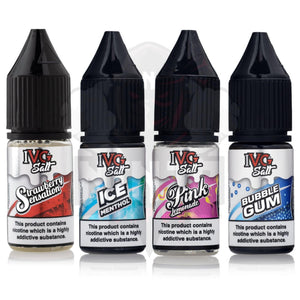 IVG Salts 10ml E-Liquid Juice | Any 3 for £9.99