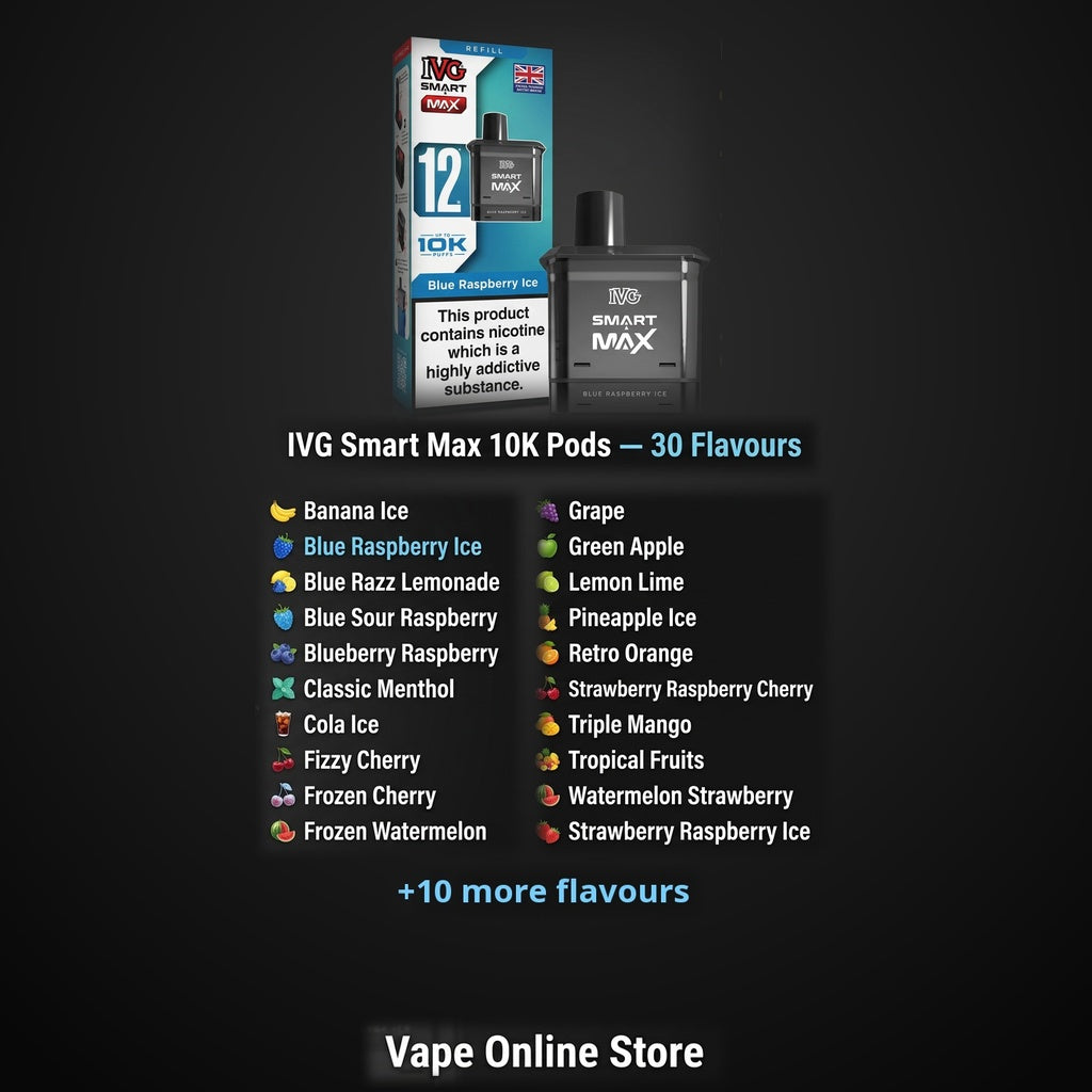 IVG Smart Max 10K Puffs Prefilled Replacement Pods