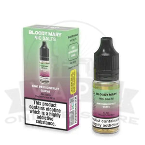 Kiwi Passionfruit Guava Bloody Mary Nic Salts 10ml | Great Sales