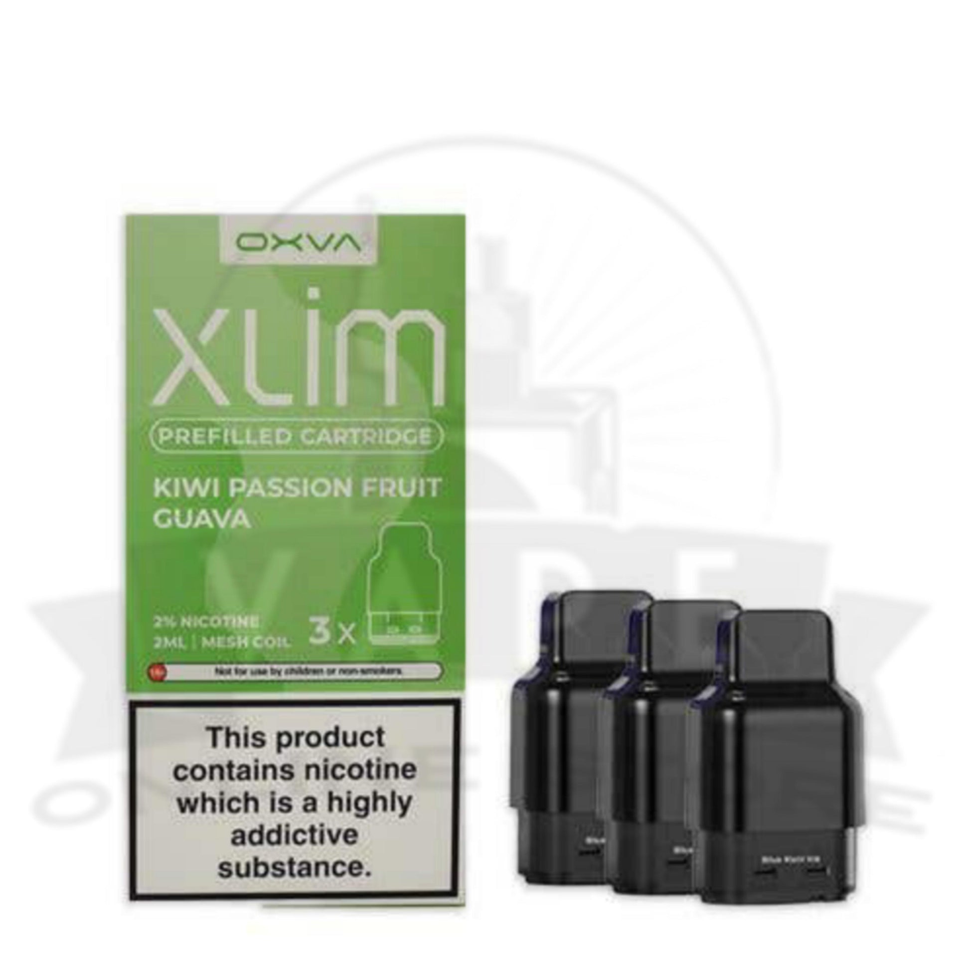 Kiwi Passionfruit Guava Oxva Xlim Prefilled Cartridge | Pack of 3