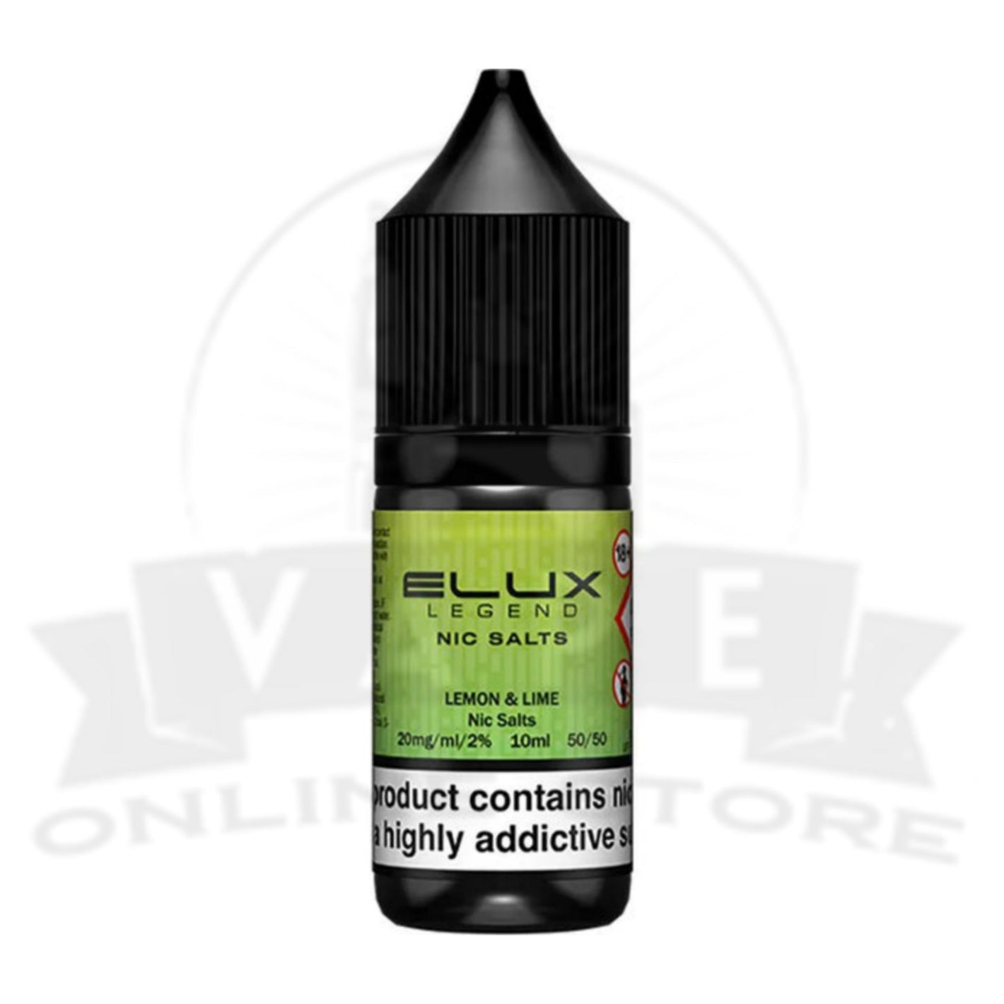 Lemon and Lime Elux Legend 10ml Nic Salt | Retail & Wholesale