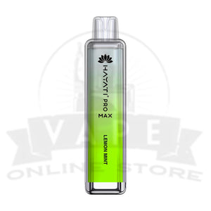 Lemon Mint Crystal Pro Max 4000 Puffs | Zero Nicotine Vape  