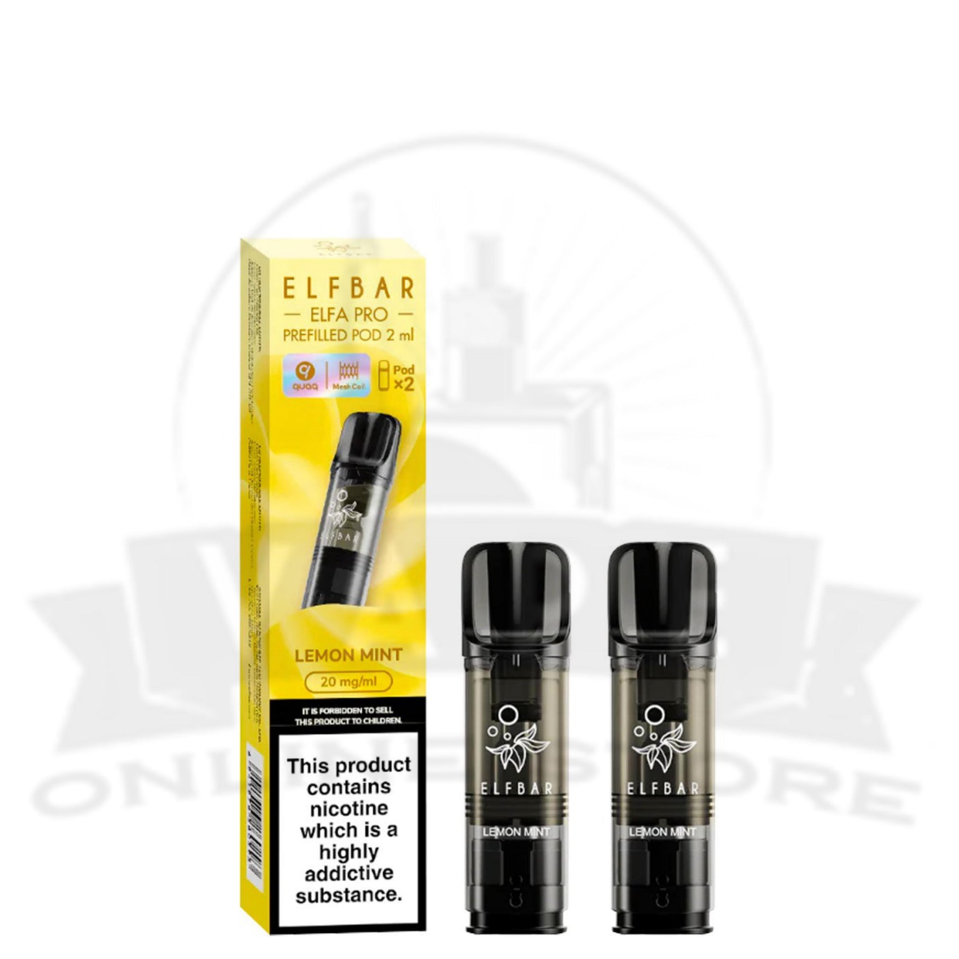 Lemon Mint Elfa Pro Prefilled Pods | Best Price