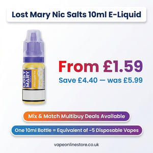 Lost Mary Nic Salts 10ml E-Liquid | 10 & 20mg From £1.59