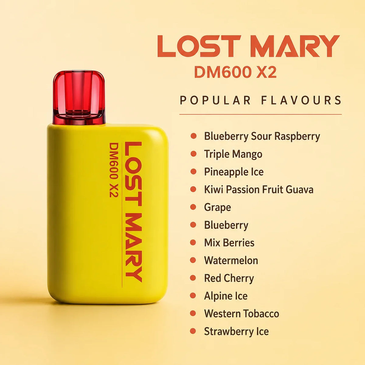 Lost Mary Dm600 X2 Pod Vape Kit | Buy 1 Get 1 Free Vape