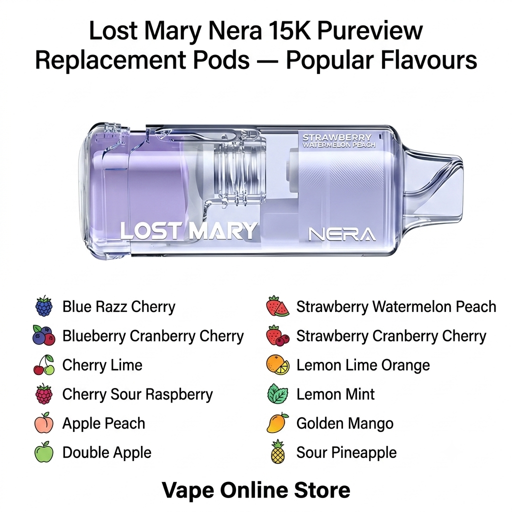 Lost Mary Nera 15K Pureview Prefilled Pods