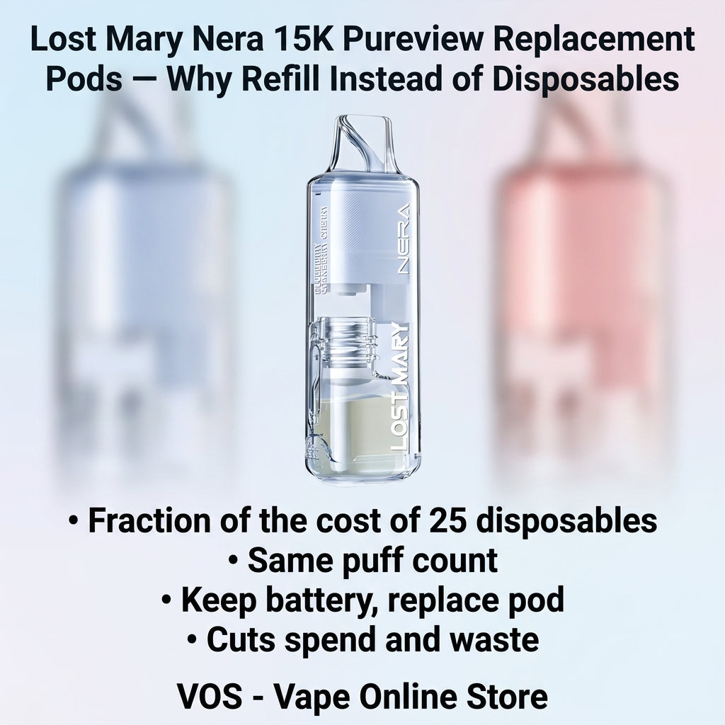 Lost Mary Nera 15K Pureview Prefilled Pods