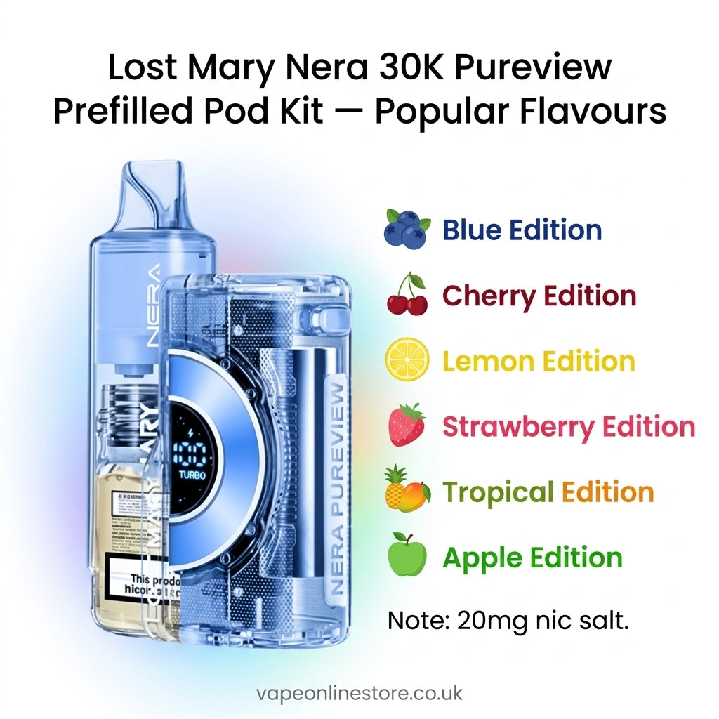 Lost Mary Nera 30K Pureview Prefilled Pod Kit