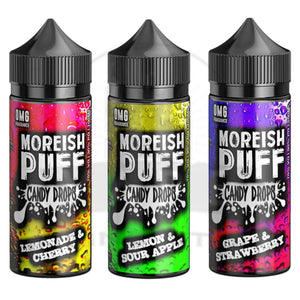 Moreish Puff Candy Drops Range Shortfill 100ml E-Liquid