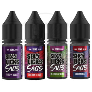 Nic Salt E-Liquid by Six Licks | Vape Online Store UK