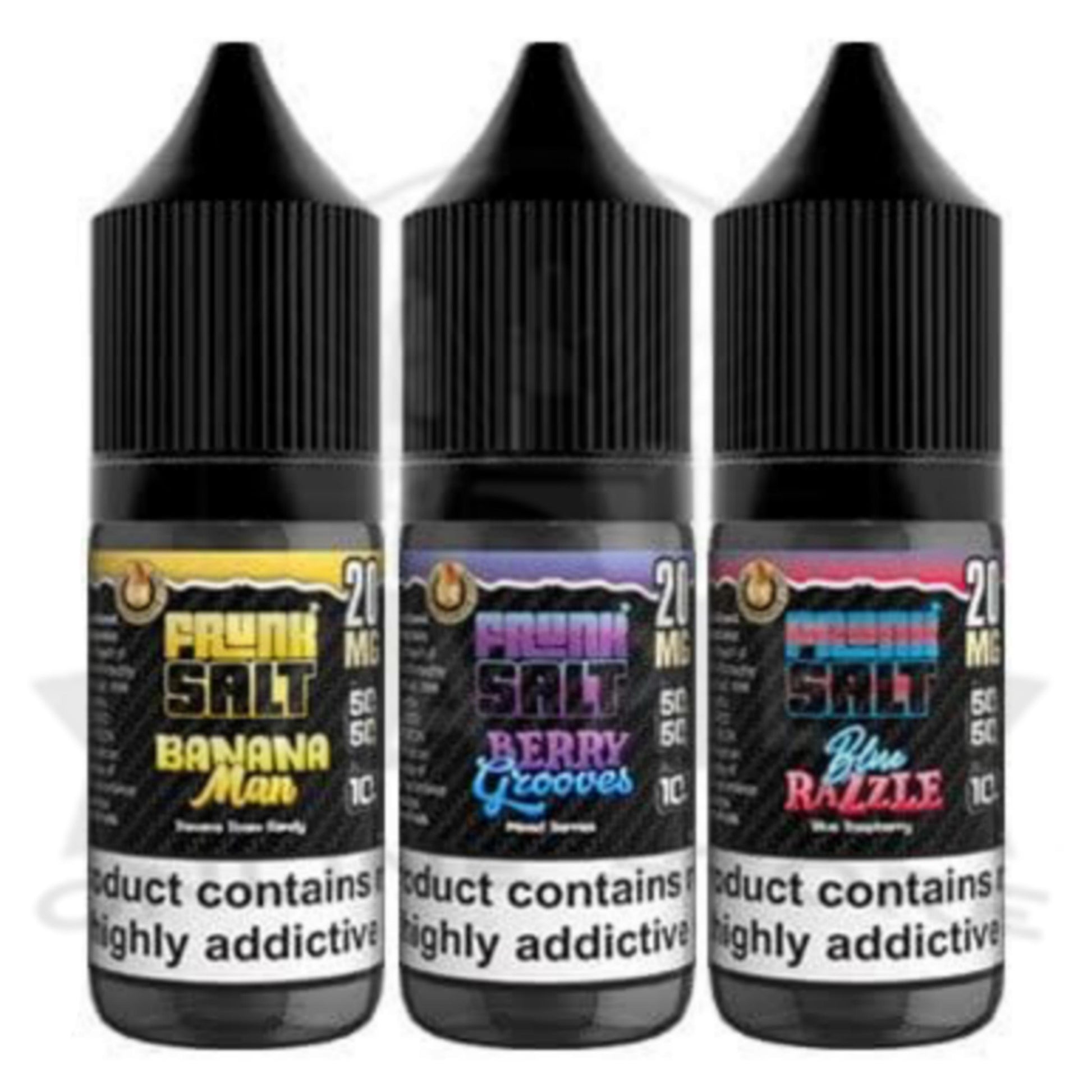 Pack of 10 Frunk Salts 10ml Nic Salt E-Liquid