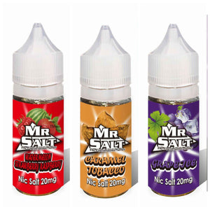 Pack Of 5 Mr Salt 10ml Nic Salt E-liquid