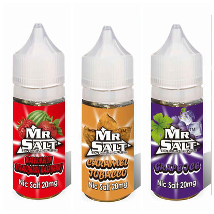 Pack Of 5 Mr Salt 10ml Nic Salt E-liquid