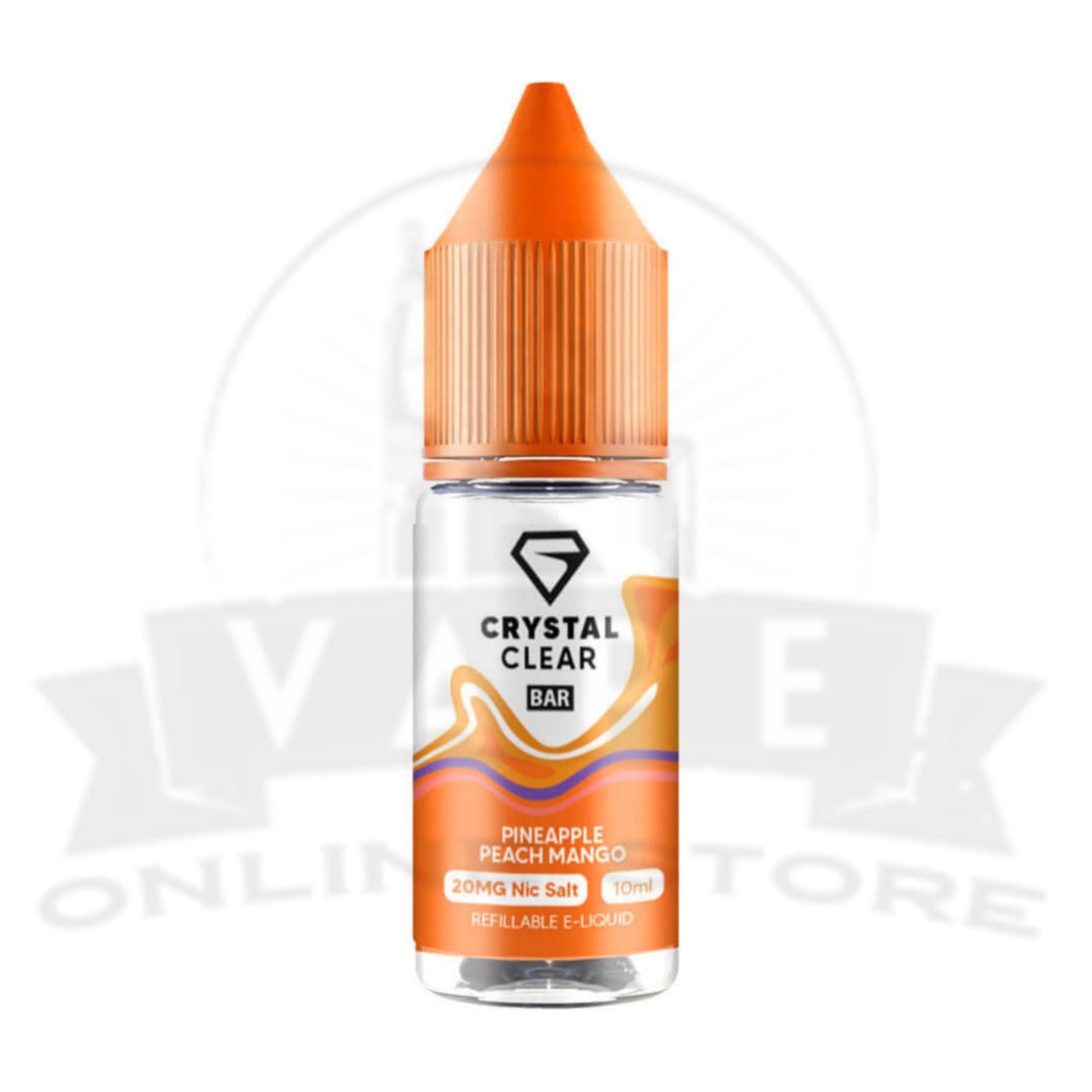 Pineapple Peach Mango Crystal Clear 10ml Nic Salt | Best Prices