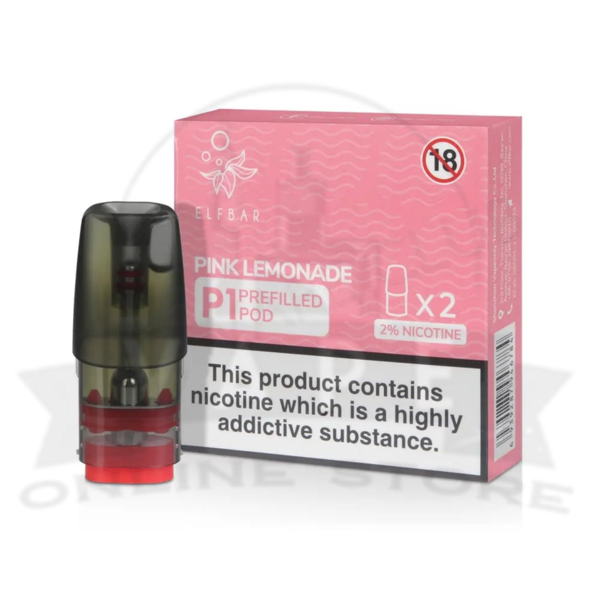 Pink Lemonade Elf Bar Mate P1 Prefilled Pod | Retails & Wholesale