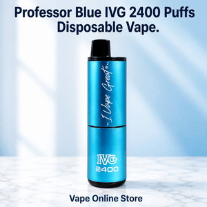 Professor Blue IVG 2400 Puffs Reusable Disposable Vape Kit