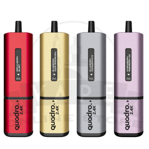Quadro 2400 Puffs 4 in1 Kit | Disposable Vape Kit UK